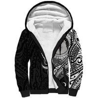 Polynesian Samoyed Dog Sherpa Hoodie Dog In My Heart LT6 - Wonder Print Shop