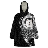 Polynesian Samoyed Dog Wearable Blanket Hoodie Dog In My Heart LT6 - Wonder Print Shop