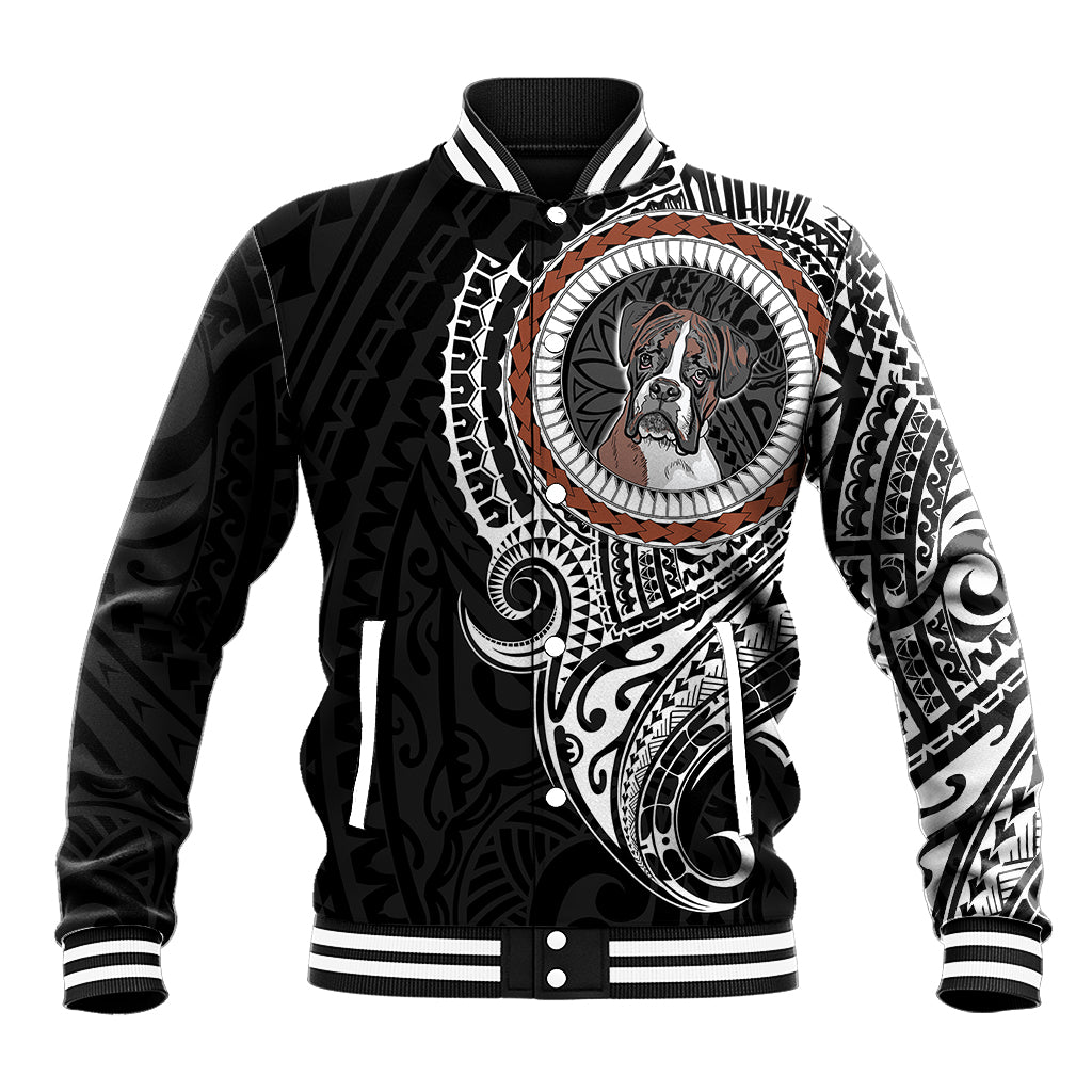 Polynesian Boxer Dog Baseball Jacket Dog In My Heart LT6 - Wonder Print Shop