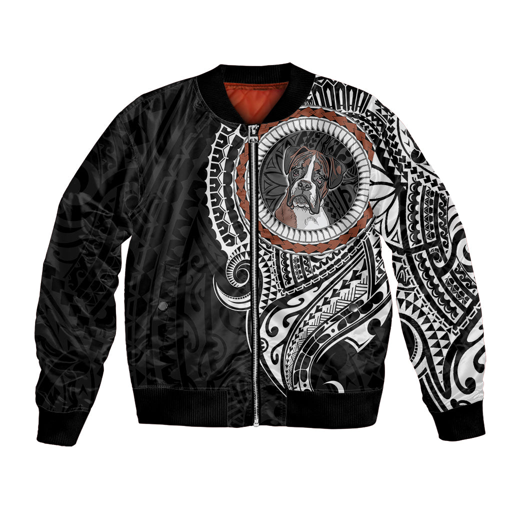 Polynesian Boxer Dog Bomber Jacket Dog In My Heart LT6 - Wonder Print Shop