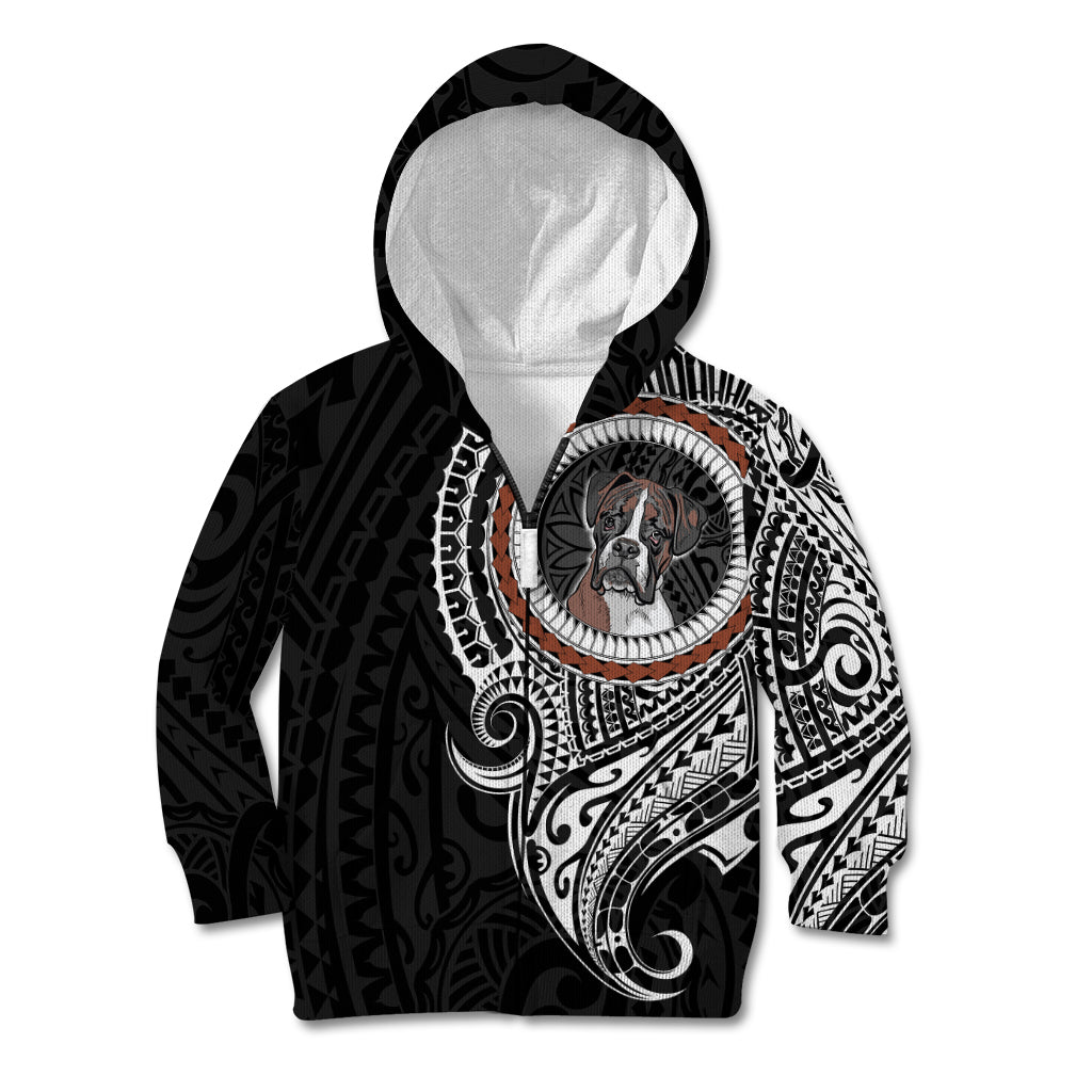 Polynesian Boxer Dog Kid Hoodie Dog In My Heart LT6 - Wonder Print Shop