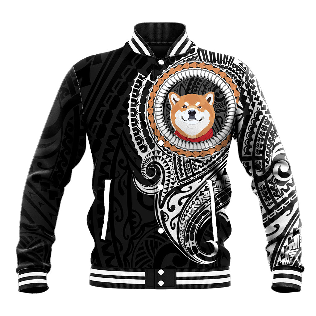 Polynesian Shiba Inu Dog Baseball Jacket Dog In My Heart LT6 - Wonder Print Shop