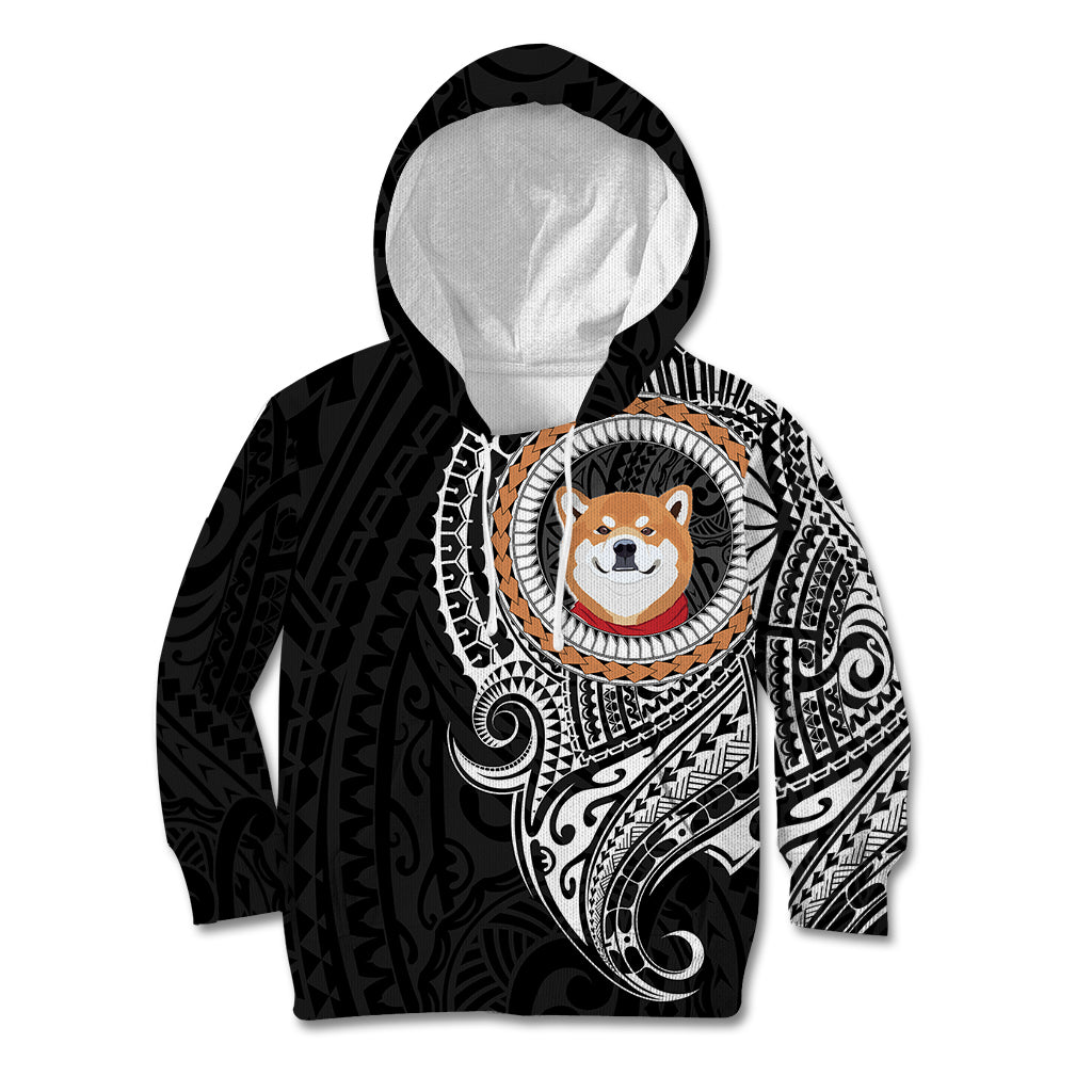 Polynesian Shiba Inu Dog Kid Hoodie Dog In My Heart LT6 - Wonder Print Shop