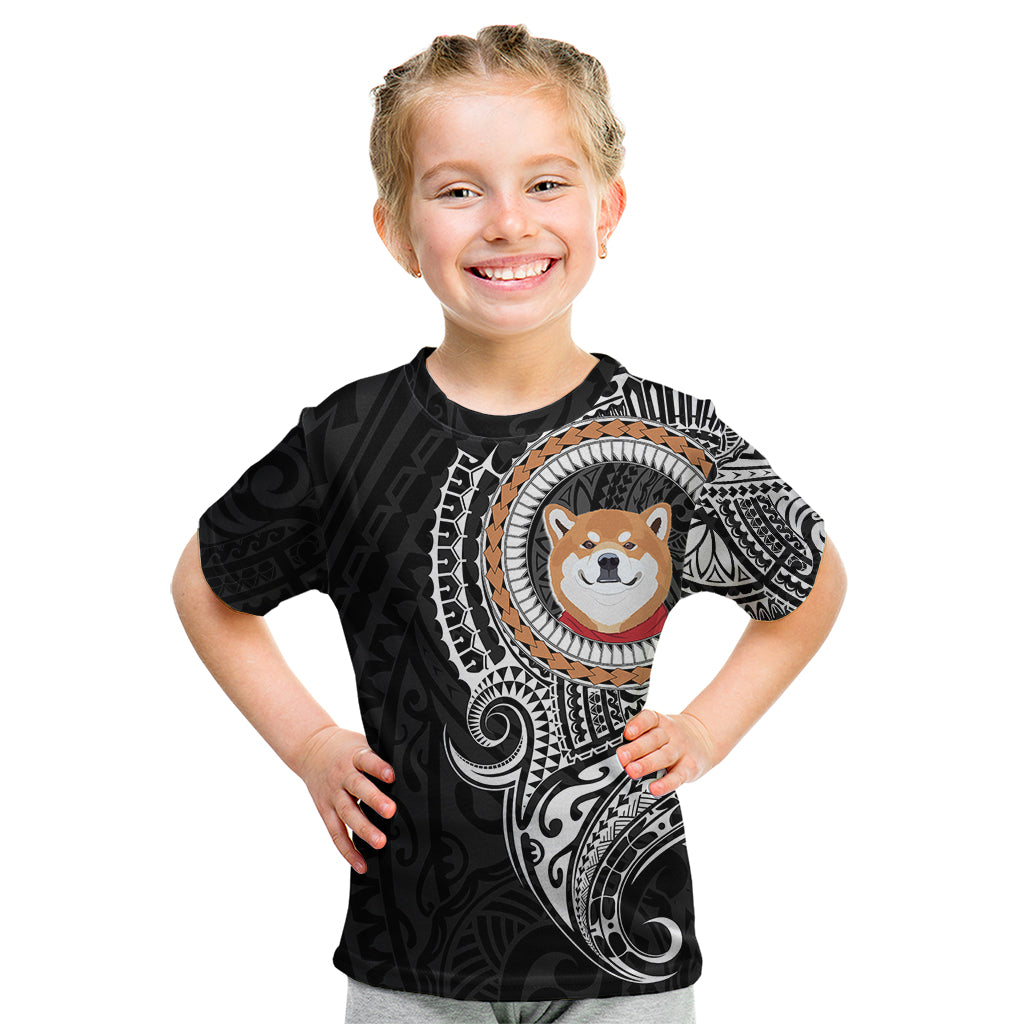Polynesian Shiba Inu Dog Kid T Shirt Dog In My Heart LT6 - Wonder Print Shop