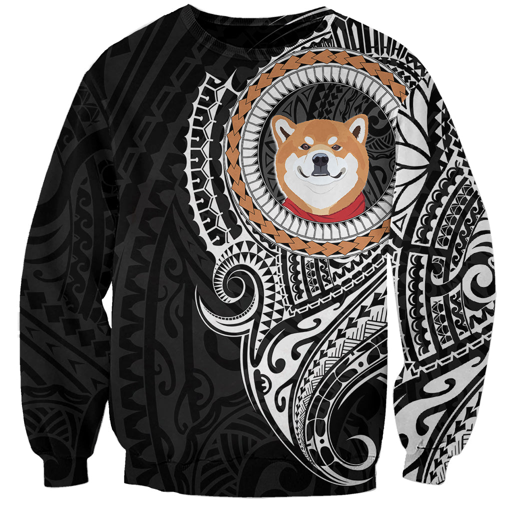 Polynesian Shiba Inu Dog Sweatshirt Dog In My Heart LT6 - Wonder Print Shop