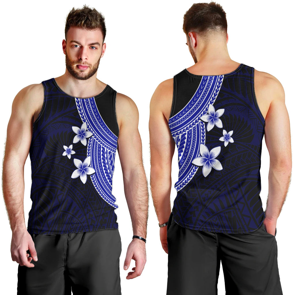 polynesian-men-tank-top-with-plumeria-flower-blue