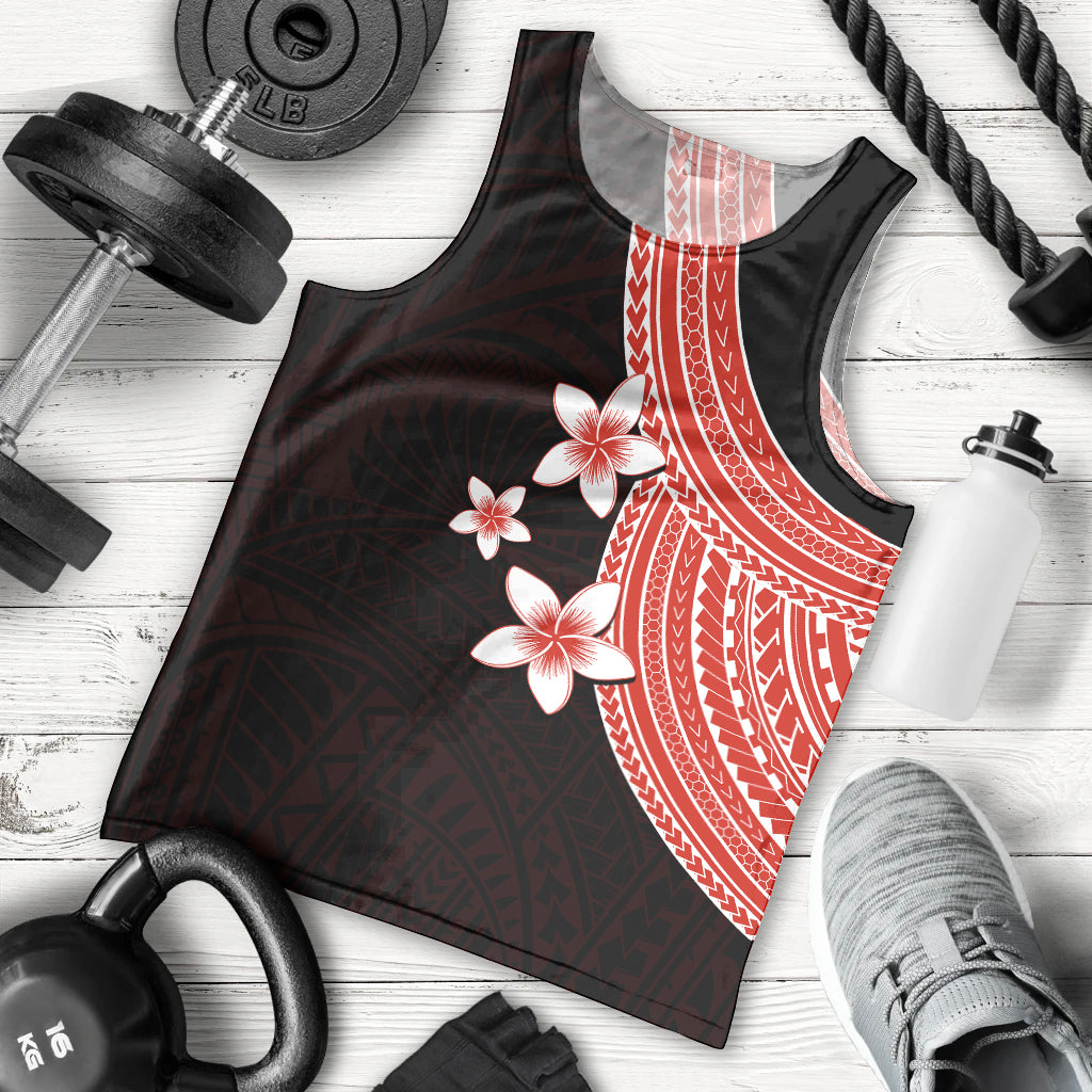 polynesian-men-tank-top-with-plumeria-flower-red