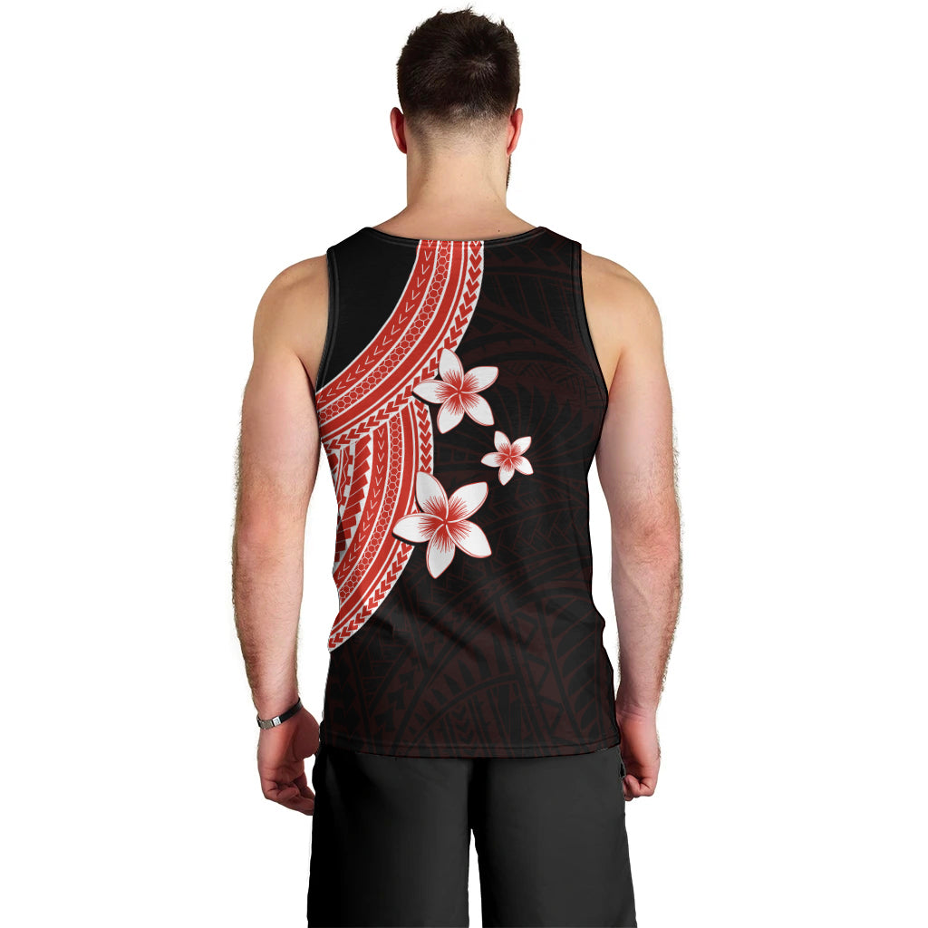 polynesian-men-tank-top-with-plumeria-flower-red