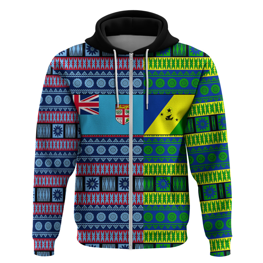 Custom Malampa Fiji Hoodie Tribal Patterns LT6 - Wonder Print Shop