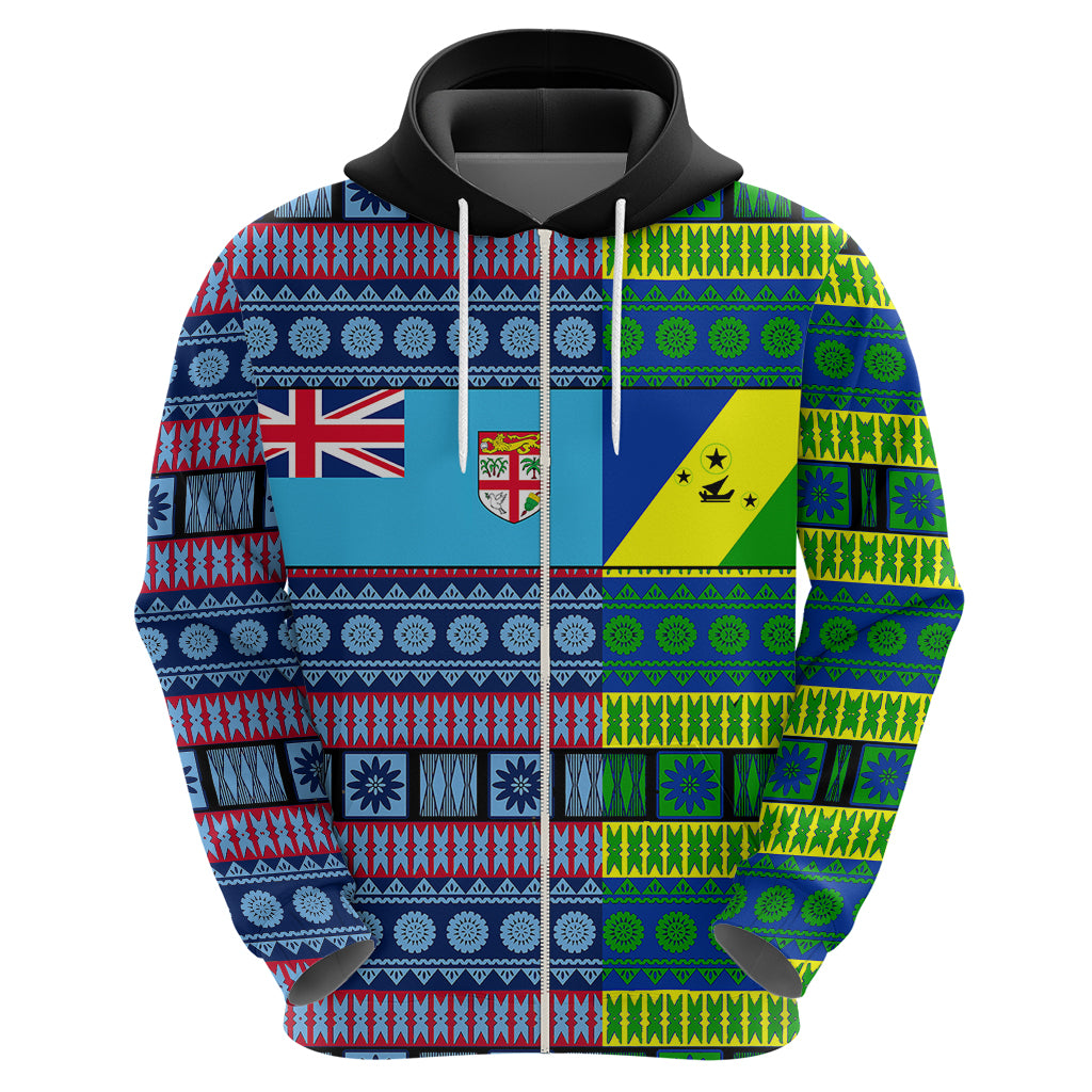 Custom Malampa Fiji Hoodie Tribal Patterns LT6 - Wonder Print Shop