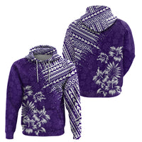 Hawaii Summer Hoodie Mix Polynesian Purple LT6 - Wonder Print Shop
