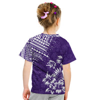 Hawaii Summer Kid T Shirt Mix Polynesian Purple LT6 - Wonder Print Shop