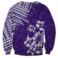 Hawaii Summer Sweatshirt Mix Polynesian Purple LT6 - Wonder Print Shop