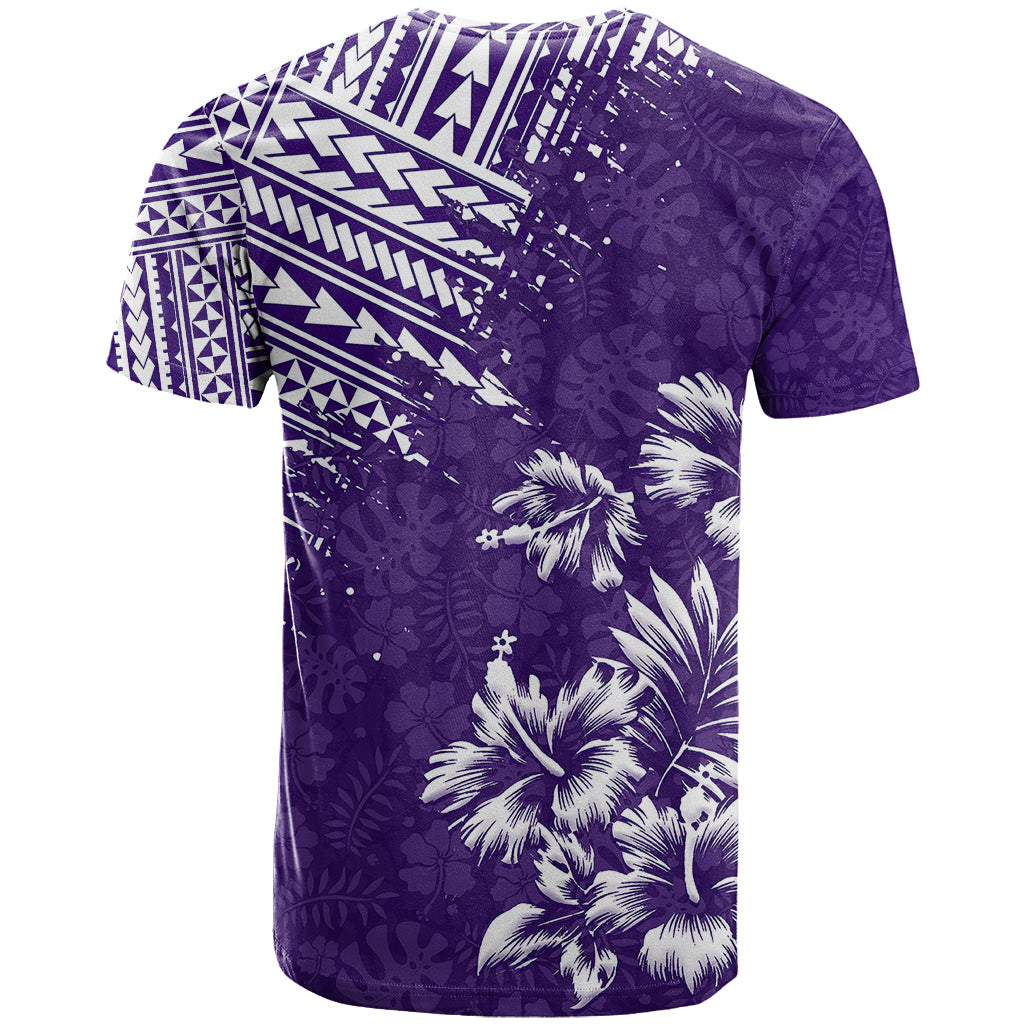 Hawaii Summer T Shirt Mix Polynesian Purple LT6 - Wonder Print Shop