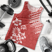 hawaii-summer-men-tank-top-mix-polynesian-red