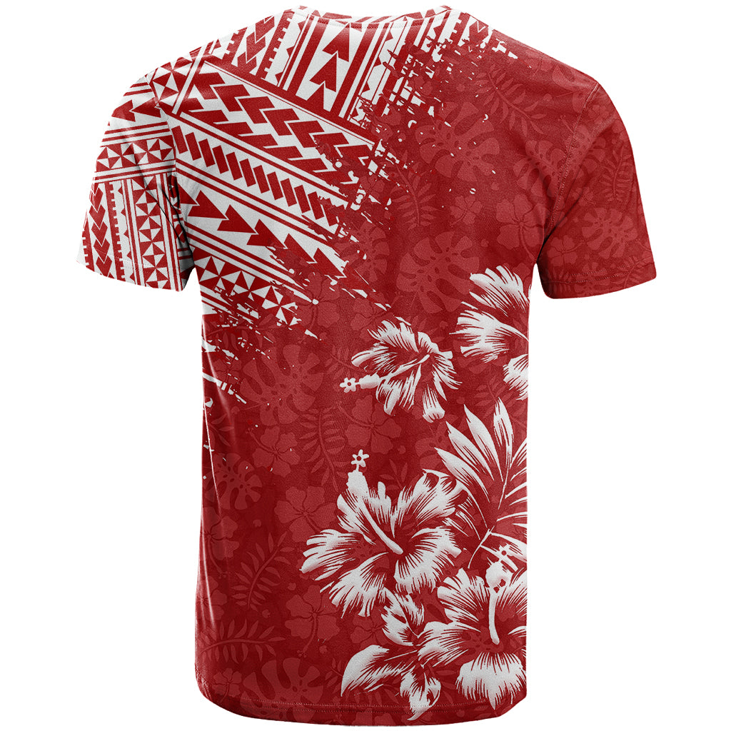 Hawaii Summer T Shirt Mix Polynesian Red LT6 - Wonder Print Shop