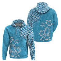Hawaii Summer Hoodie Mix Polynesian Light Blue LT6 - Wonder Print Shop
