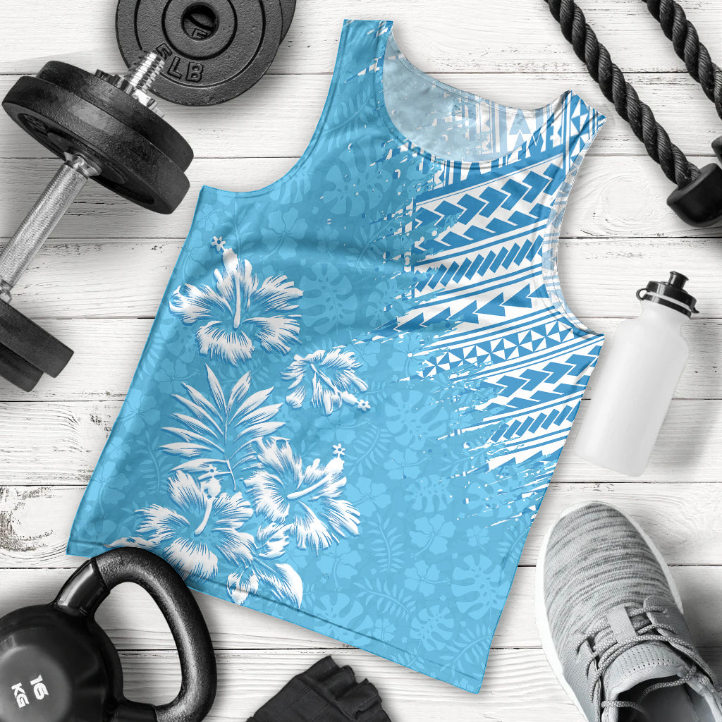 hawaii-summer-men-tank-top-mix-polynesian-light-blue