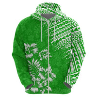 Hawaii Summer Hoodie Mix Polynesian Green LT6 - Wonder Print Shop