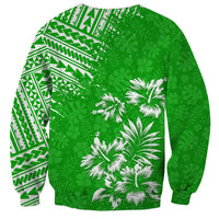 Hawaii Summer Sweatshirt Mix Polynesian Green LT6 - Wonder Print Shop