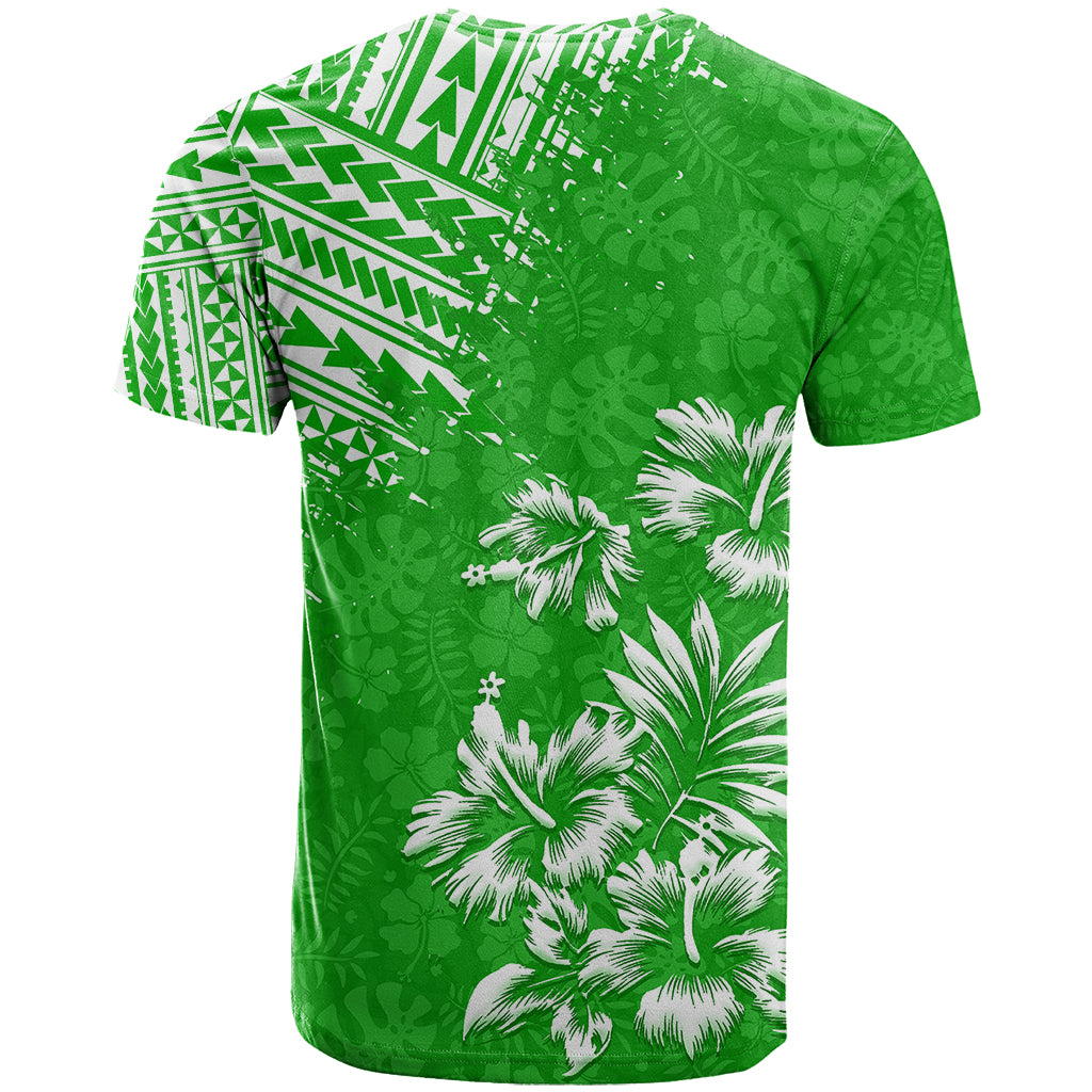 Hawaii Summer T Shirt Mix Polynesian Green LT6 - Wonder Print Shop