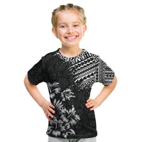 Hawaii Summer Kid T Shirt Mix Polynesian Black LT6 - Wonder Print Shop