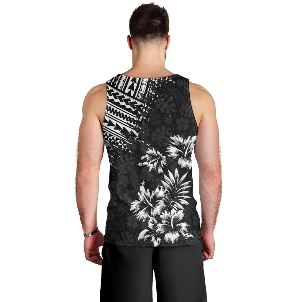 hawaii-summer-men-tank-top-mix-polynesian-black