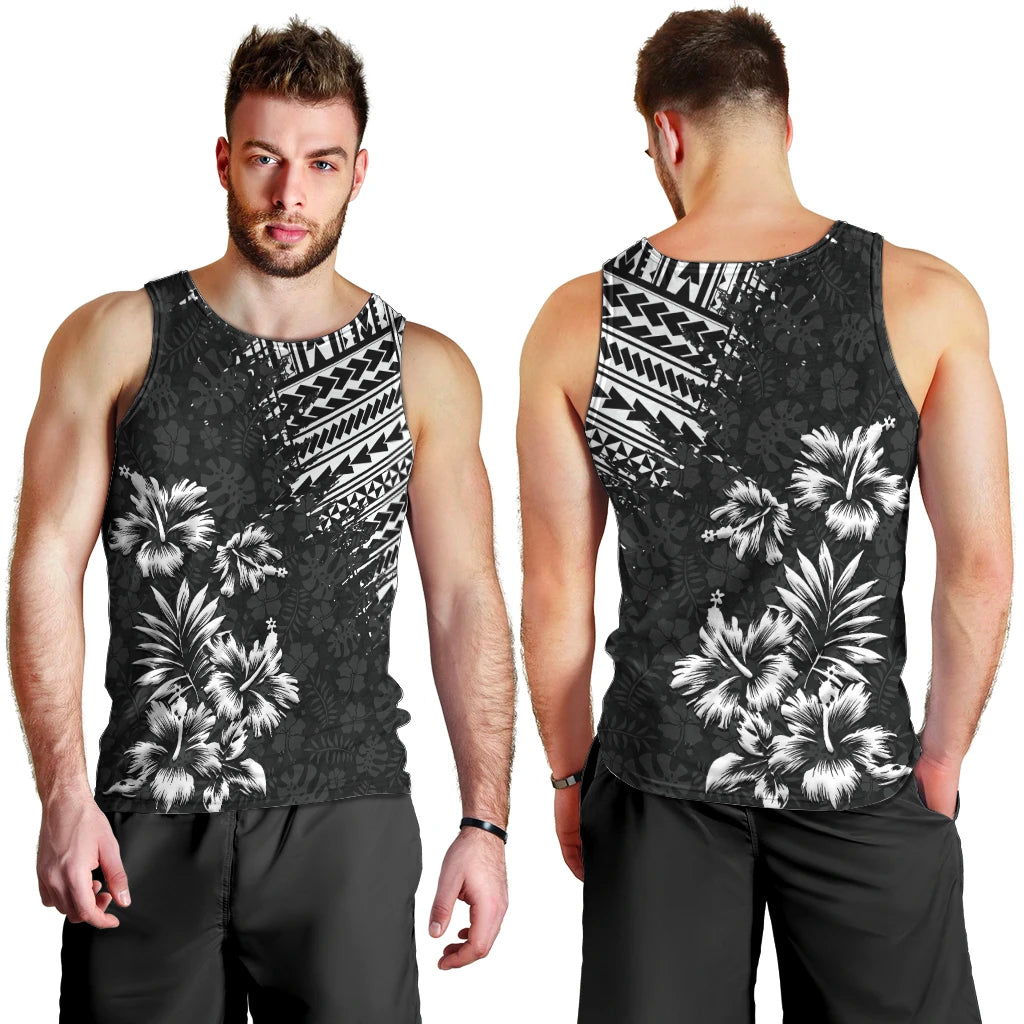 hawaii-summer-men-tank-top-mix-polynesian-black