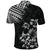 Hawaii Summer Polo Shirt Mix Polynesian Black LT6 - Wonder Print Shop