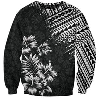 Hawaii Summer Sweatshirt Mix Polynesian Black LT6 - Wonder Print Shop