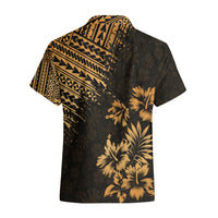 Hawaii Summer Hawaiian Shirt Mix Polynesian Gold LT6 - Wonder Print Shop
