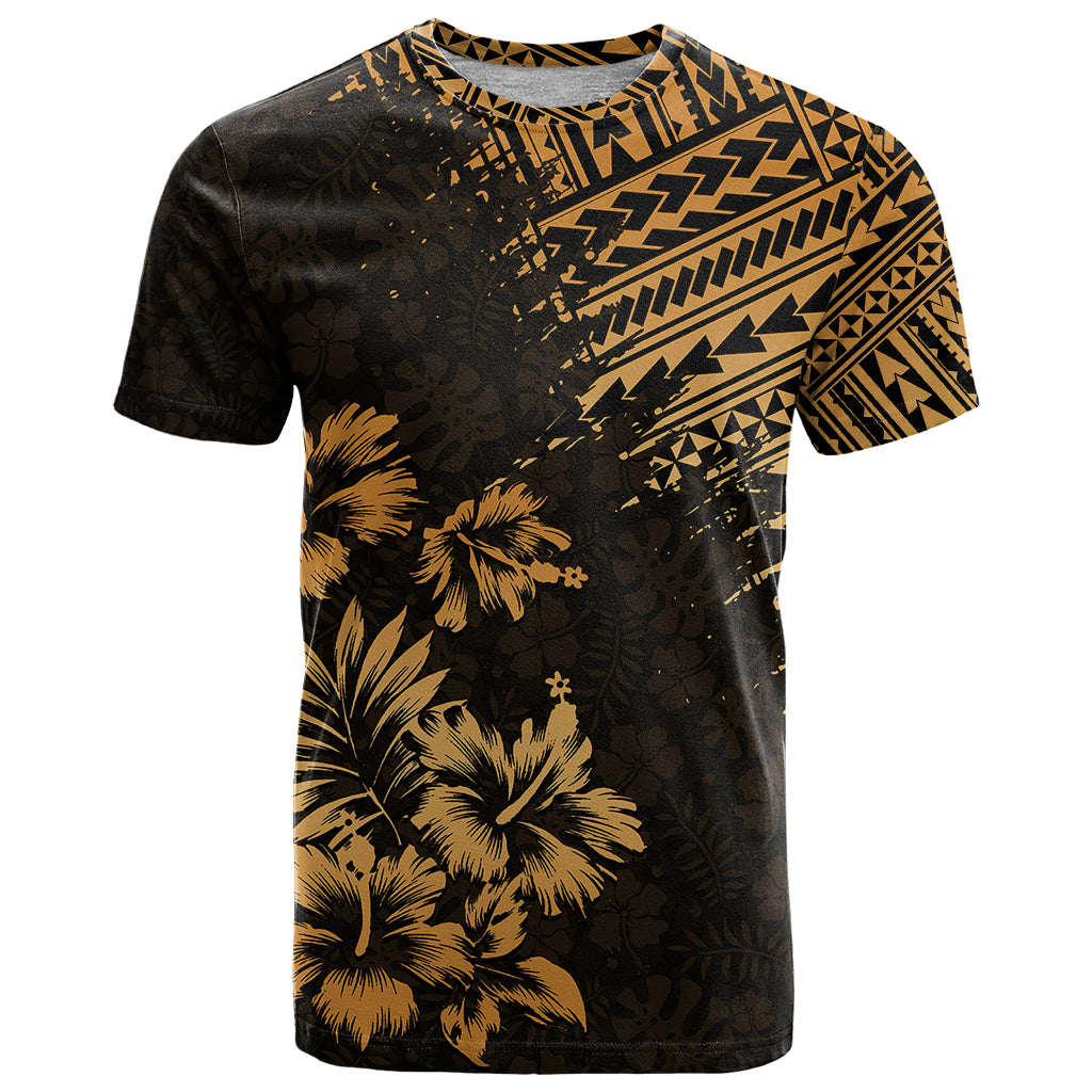 Hawaii Summer T Shirt Mix Polynesian Gold LT6 - Wonder Print Shop