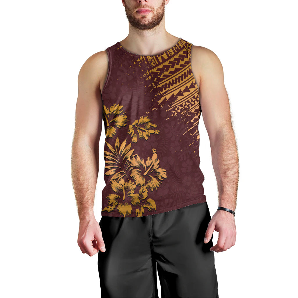 hawaii-summer-men-tank-top-mix-polynesian-brown