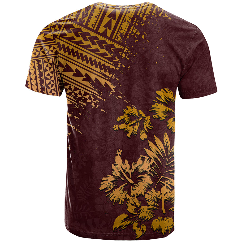 Hawaii Summer T Shirt Mix Polynesian Brown LT6 - Wonder Print Shop