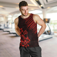 hawaii-summer-men-tank-top-mix-polynesian-black-red