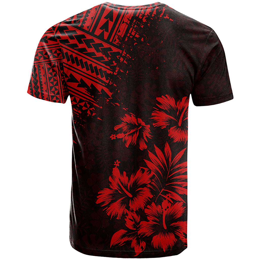 Hawaii Summer T Shirt Mix Polynesian Black-Red LT6 - Wonder Print Shop