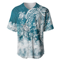 Polynesian Sea Turtle Baseball Jersey Tribal LT6 - Wonder Print Shop