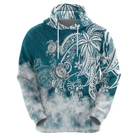 Polynesian Sea Turtle Hoodie Tribal LT6 - Wonder Print Shop