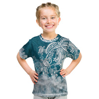 Polynesian Sea Turtle Kid T Shirt Tribal LT6 - Wonder Print Shop