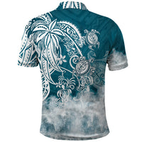 Polynesian Sea Turtle Polo Shirt Tribal LT6 - Wonder Print Shop