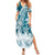 Polynesian Sea Turtle Summer Maxi Dress Tribal LT6 - Wonder Print Shop