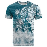 Polynesian Sea Turtle T Shirt Tribal LT6 - Wonder Print Shop