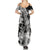 Polynesian Sea Turtle Summer Maxi Dress Tribal Black LT6 - Wonder Print Shop