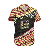 (Custom Personalised) Happy Fathers Day Polynesian Hawaiian Shirt I Love You Dad LT6 - Wonder Print Shop