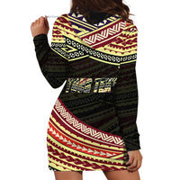 (Custom Personalised) Happy Fathers Day Polynesian Hoodie Dress I Love You Dad LT6 - Wonder Print Shop