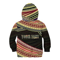 (Custom Personalised) Happy Fathers Day Polynesian Kid Hoodie I Love You Dad LT6 - Wonder Print Shop