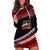 (Custom Personalised) Happy Fathers Day Polynesian Hoodie Dress I Love You Dad Red LT6 - Wonder Print Shop