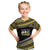 (Custom Personalised) Happy Fathers Day Polynesian Kid T Shirt I Love You Dad Gold LT6 - Wonder Print Shop