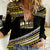 (Custom Personalised) Happy Fathers Day Polynesian Women Casual Shirt I Love You Dad Gold LT6 - Wonder Print Shop