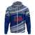 Personalized Happy Fathers Day Samoa Hoodie I Love You Dad Blue LT6 - Wonder Print Shop